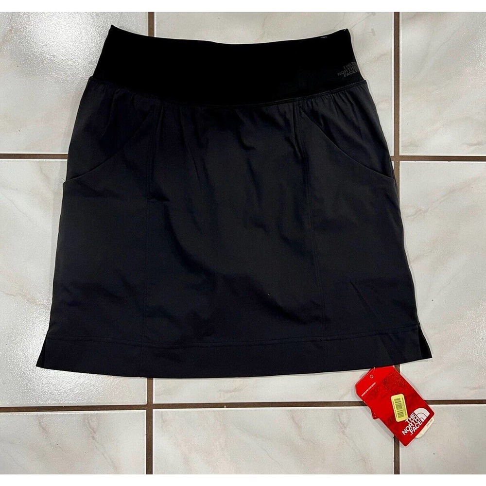 NWT Womens North Face On The Go Skirt Flash Dry Black S/P Slim Fit Training